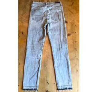 Citizens of Humanity Rocket Crop High Rise Skinny Jeans Gray Wash Size 27